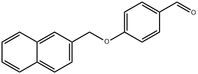 4-(2-ナフチルメトキシ)ベンズアルデヒド 化学構造式