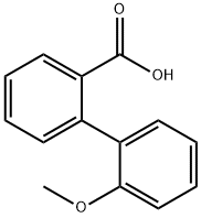 2-甲氧基-联苯-2-羧酸, 17296-28-5, 结构式