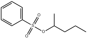 Benzenesulfonic acid, 1-Methylbutyl ester 化学構造式