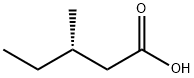 (S)-(+)-3-Methylpentanoic acid Struktur