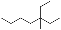 3-エチル-3-メチルヘプタン 化学構造式