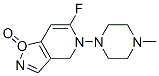 6-Fluoro-5-(4-methylpiperazin-1-yl)benzo[1,2,5]oxadiazol-1-oxide Struktur