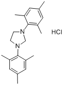 1,3-ビス(2,4,6-トリメチルフェニル)イミダゾリニウムクロリド 化学構造式
