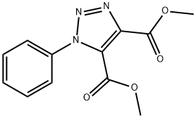 1-(フェニル)-1H-1,2,3-トリアゾール-4,5-ジカルボン酸ジメチル 化学構造式