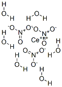 CERIUM(III) NITRATE HEXAHYDRATE 化学構造式