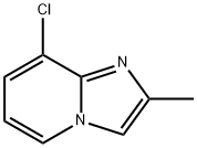 8-クロロ-2-メチルイミダゾ[1,2-A]ピリジン 化学構造式