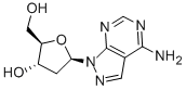 8-氮-7-去氮-2'-脱氧腺苷,17318-21-7,结构式