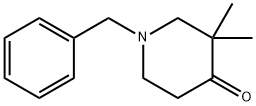 3,3-二甲基-1-苯基甲基-4-哌啶酮, 173186-91-9, 结构式