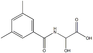 Acetic  acid,  [(3,5-dimethylbenzoyl)amino]hydroxy-  (9CI) Structure