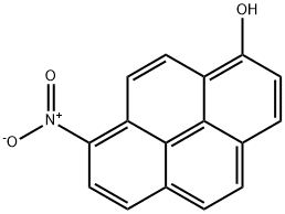 1-nitropyrene-8-ol, 1732-29-2, 结构式
