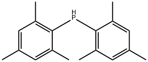 ビス(2,4,6-トリメチルフェニル)ホスフィン 化学構造式