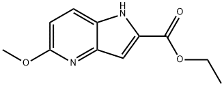 ethyl 5-methoxy-1H-pyrrolo[3,2-b]pyridine-2-carboxylate Structure