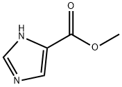1H-イミダゾール-4-カルボン酸メチル 化学構造式