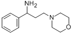 4-Morpholinepropanamine, -phenyl- Struktur