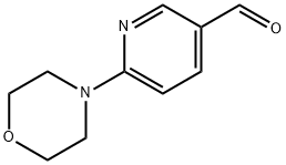 6‐モルホリノニコチンアルデヒド 化学構造式