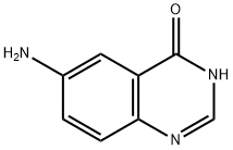 6-アミノ-3H-キナゾリン-4-オン 化学構造式