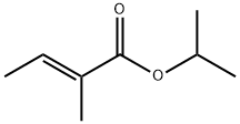 Isopropyl tiglate Structure