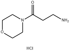 3-AMINO-1-MORPHOLIN-4-YL-PROPAN-1-ONE HCL Structure