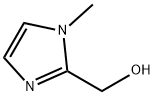 1-メチル-2-(ヒドロキシメチル)-1H-イミダゾール 化学構造式