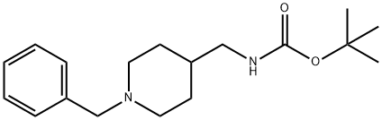 N-[(1-ベンジル-4-ピペリジニル)メチル]カルバミン酸TERT-ブチル 化学構造式