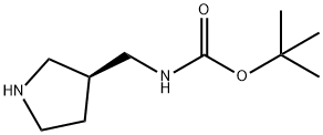 Carbamic acid, (3-pyrrolidinylmethyl)-, 1,1-dimethylethyl ester, (S)- (9CI) Structure