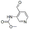 Carbamic  acid,  (4-formyl-3-pyridinyl)-,  methyl  ester  (9CI) Struktur