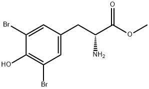 3,5-DIBROMO-D-TYROSINE METHYL ESTER Structure