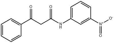 N-(3-NITROPHENYL)-BETA-OXO-BENZENEPROPANAMIDE Struktur