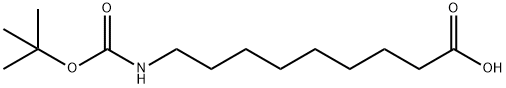 9-叔丁氧羰基氨基-壬酸, 173435-78-4, 结构式