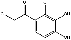 2-chloro-1-(2,3,4-trihydroxyphenyl)ethan-1-one Struktur