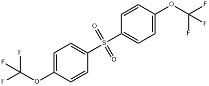 bis[4-(trifluoromethoxy)phenyl] sulphone Structure