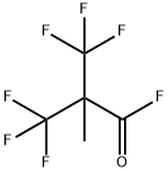 2,2-BIS(TRIFLUOROMETHYL)PROPIONYL FLUORIDE Struktur