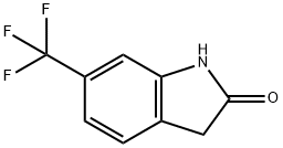 6-三氟甲基氧化吲哚, 1735-89-3, 结构式