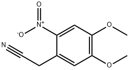 2-(4,5-二甲氧基-2-硝基苯基)乙腈,17354-04-0,结构式