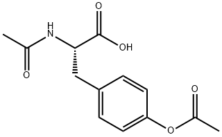 O、N-二乙酰基-L-酪氨酸 结构式