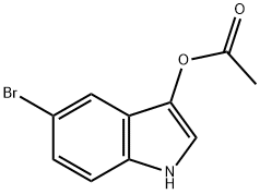 3-ACETOXY-5-BROMOINDOLE Structure