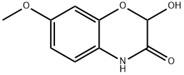 2H-1,4-Benzoxazin-3(4H)-one, 2-hydroxy-7-methoxy-, 17359-53-4, 结构式
