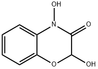 2,4-二羟基-2H-1,4-苯并噁嗪-3(4H)-酮, 17359-54-5, 结构式