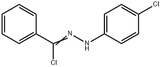 1-(クロロフェニルメチレン)-2-(4-クロロフェニル)ヒドラジン 化学構造式