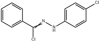 N-(4-Chlorophenyl)benzenecarbohydrazonoylchloride Structure