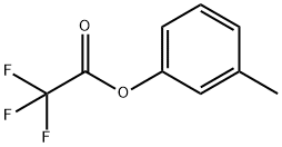 Trifluoroacetic acid 3-methylphenyl ester Structure