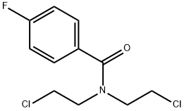 N,N-bis(2-chloroethyl)-4-fluoro-benzamide Structure