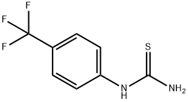 1-[4-(トリフルオロメチル)フェニル]チオ尿素 化学構造式