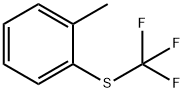 1-METHYL-2-TRIFLUOROMETHYLSULFANYL-BENZENE Structure