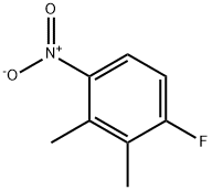 3-FLUORO-6-NITRO-O-XYLENE Structure