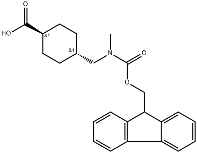 FMOC-N-METHYL-TRANEXAMIC ACID Struktur