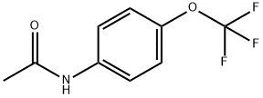 4'-(トリフルオロメトキシ)アセトアニリド 化学構造式