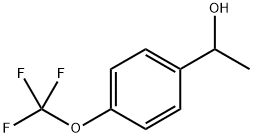 1-[4-(TRIFLUOROMETHOXY)PHENYL]ETHAN-1-OL Struktur