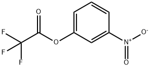 Acetic acid, 2,2,2-trifluoro-, 3-nitrophenyl ester Struktur