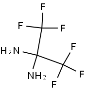 1,1,1,3,3,3-六氟丙烷-2,2-二胺 结构式
